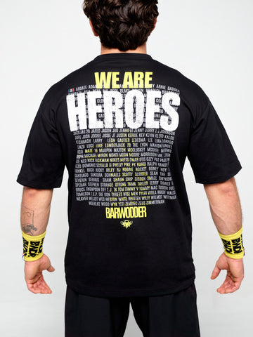 T-SHIRT WE ARE HEROES 2.0