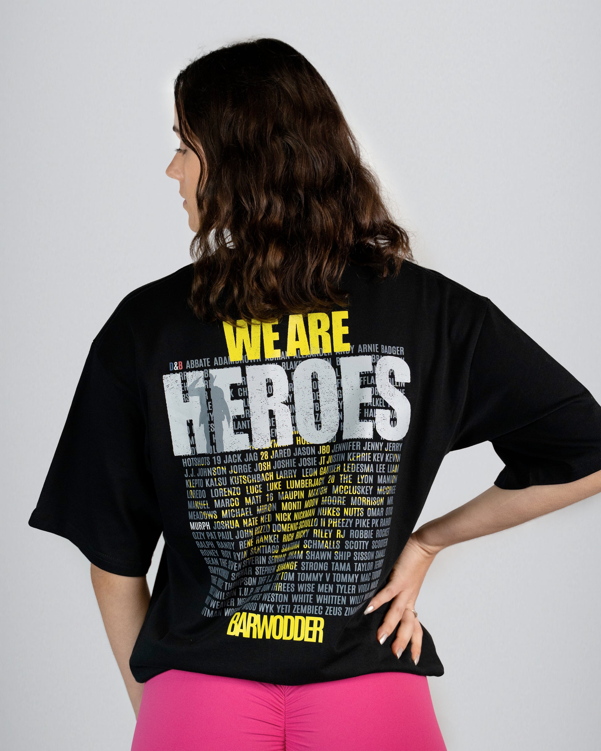 T-shirt we are heroes femme