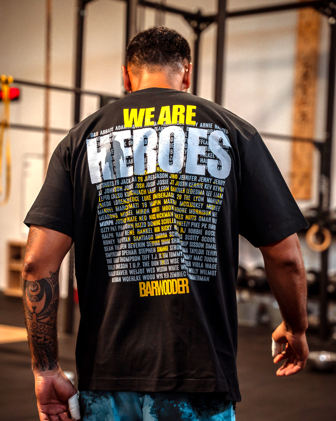 t-shirt CrossFit we are heroes
